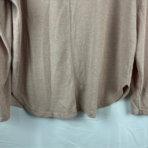 Prana Pink Cowl Neck Sweater Soft Knit Pullover - Picture 9 of 10